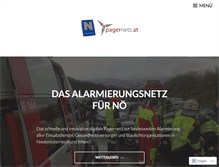 Tablet Screenshot of pagernetz.at